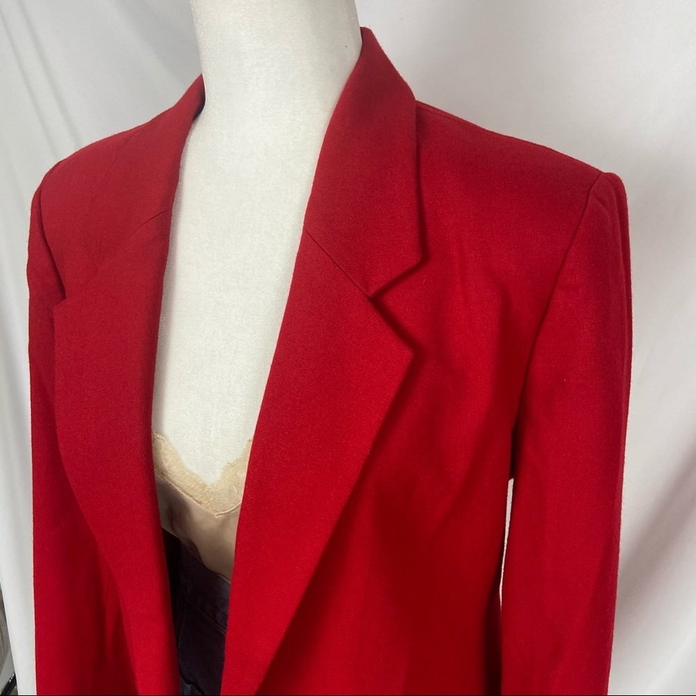 Vintage Pendleton Wool Red Blazer - image 6